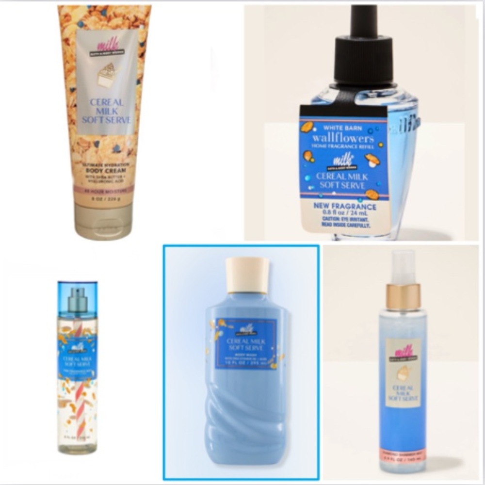 BATH AND BODY WORKS CEREAL MILK SET
